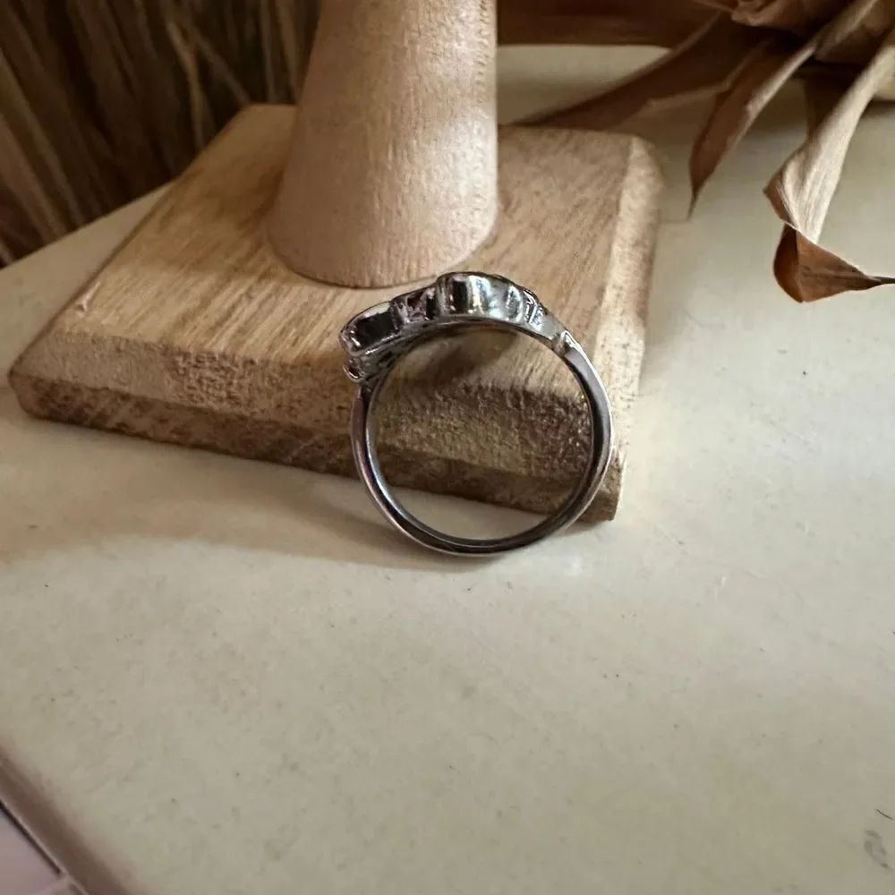 Stainless Steel Rose Ring - Picture 4 of 4